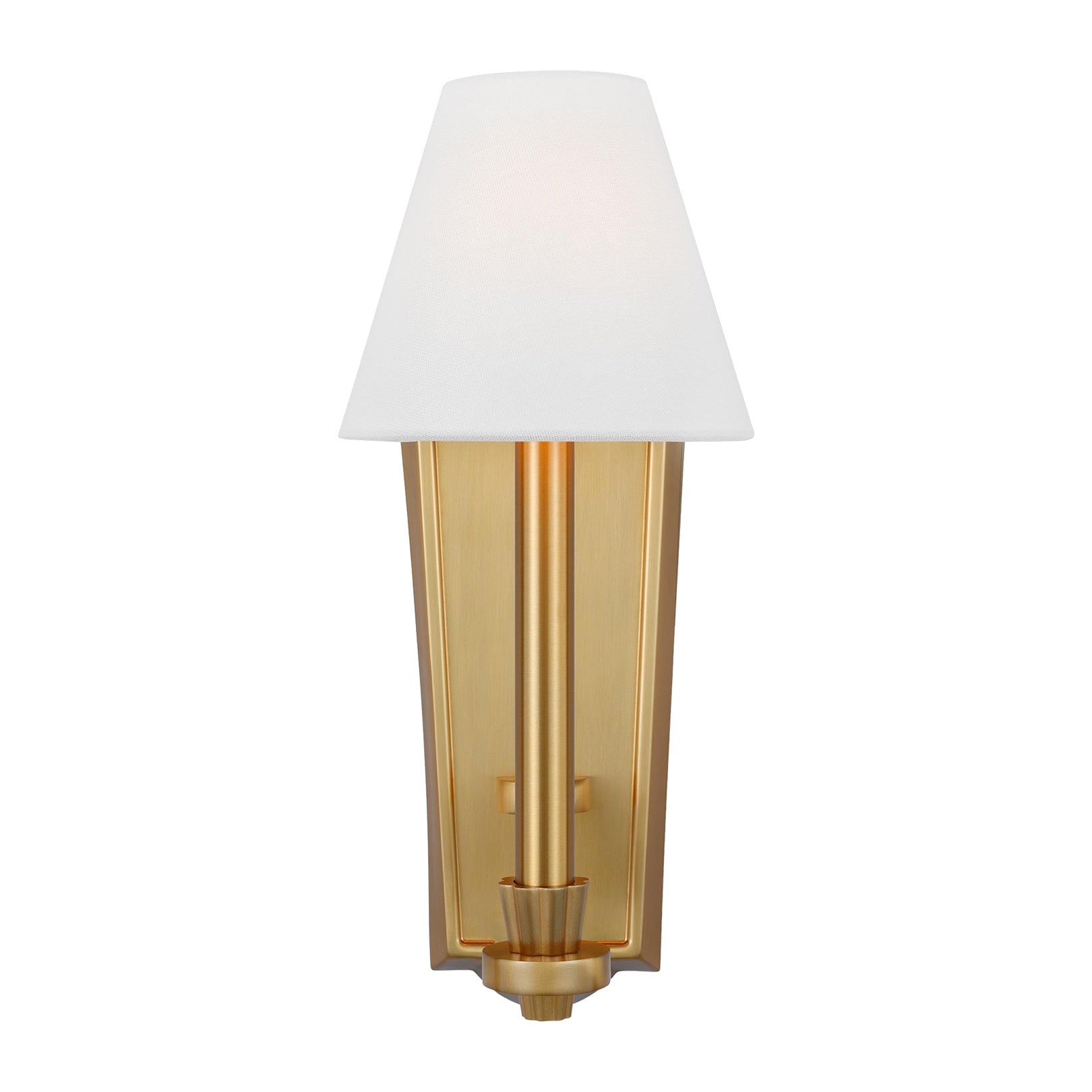 Paisley Tall Sconce LIGHTING - wall bath fixture Visual Comfort - Studio Burnished Brass