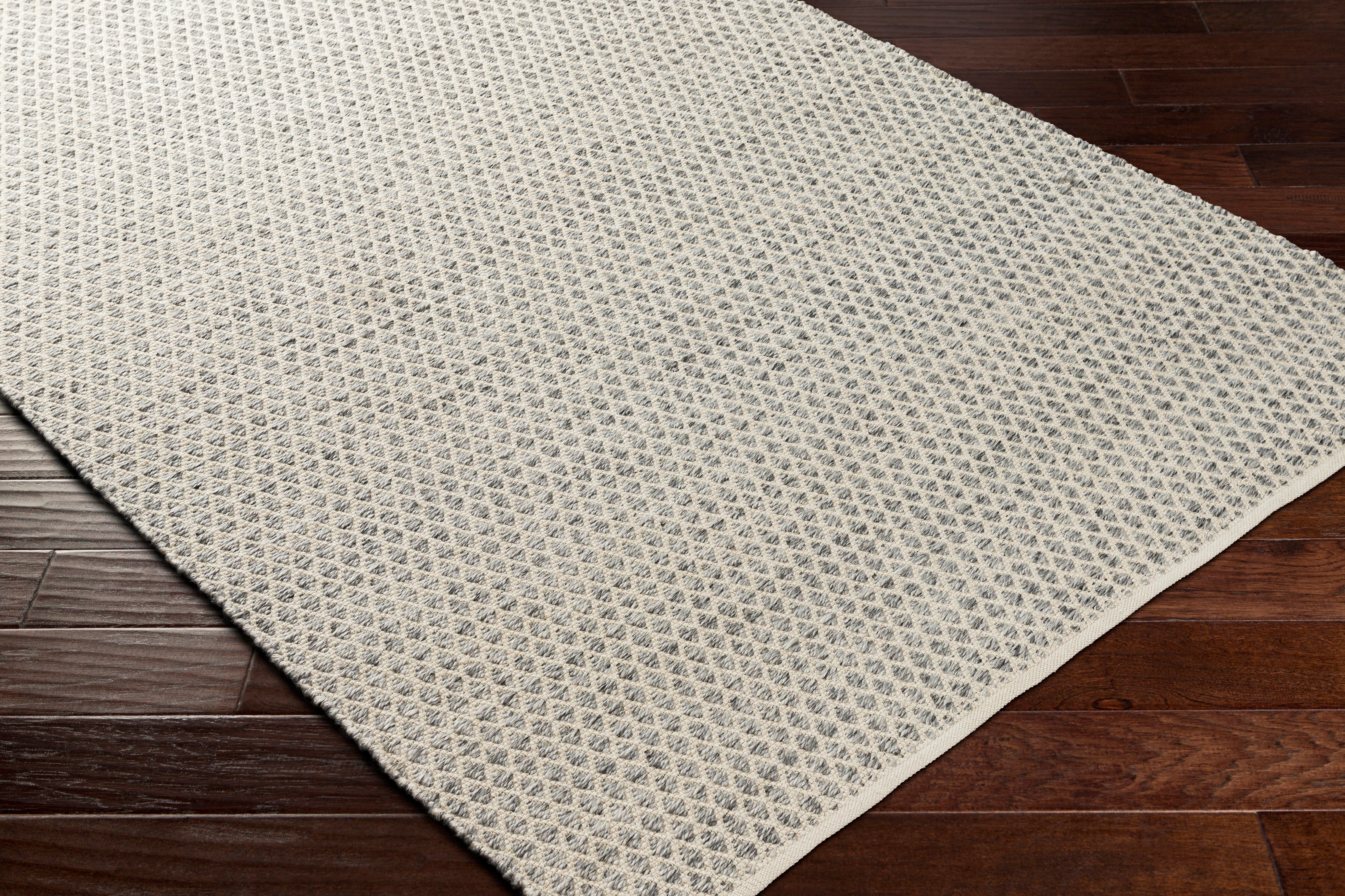 Aurelia Diamond Slate Rug RUGS - synthetic Surya