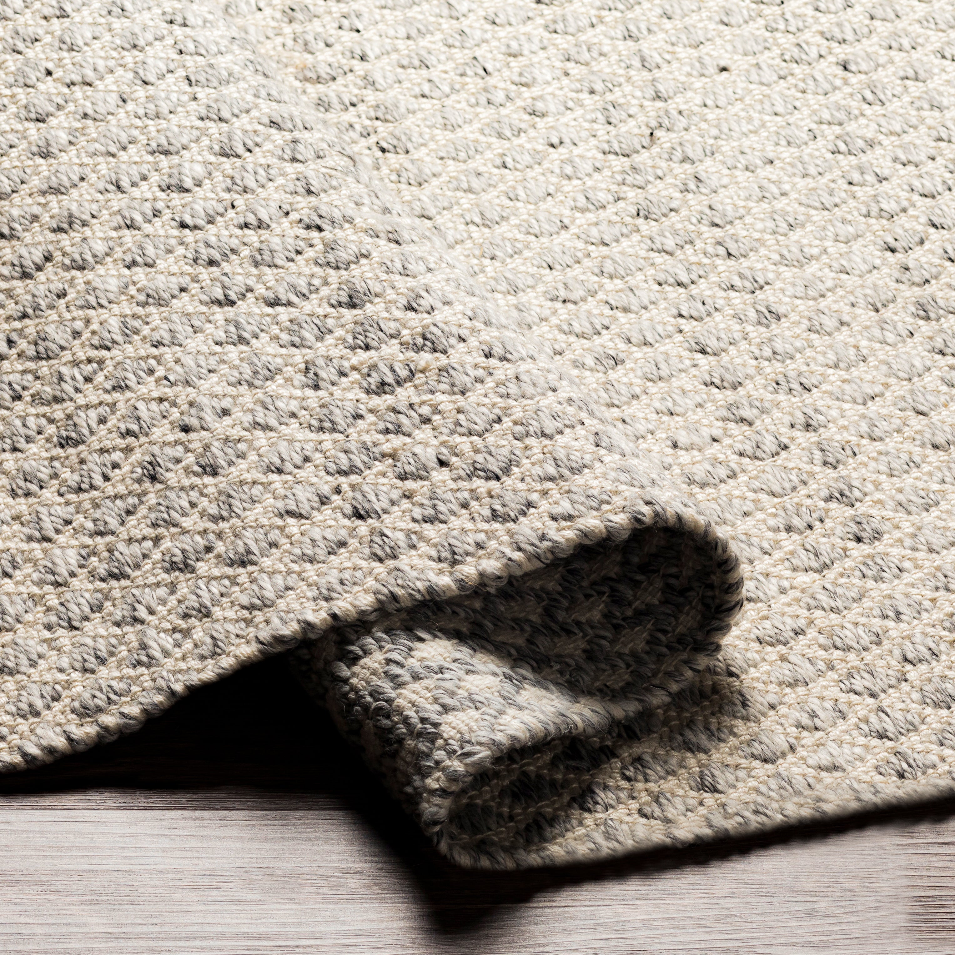 Aurelia Diamond Slate Rug RUGS - synthetic Surya