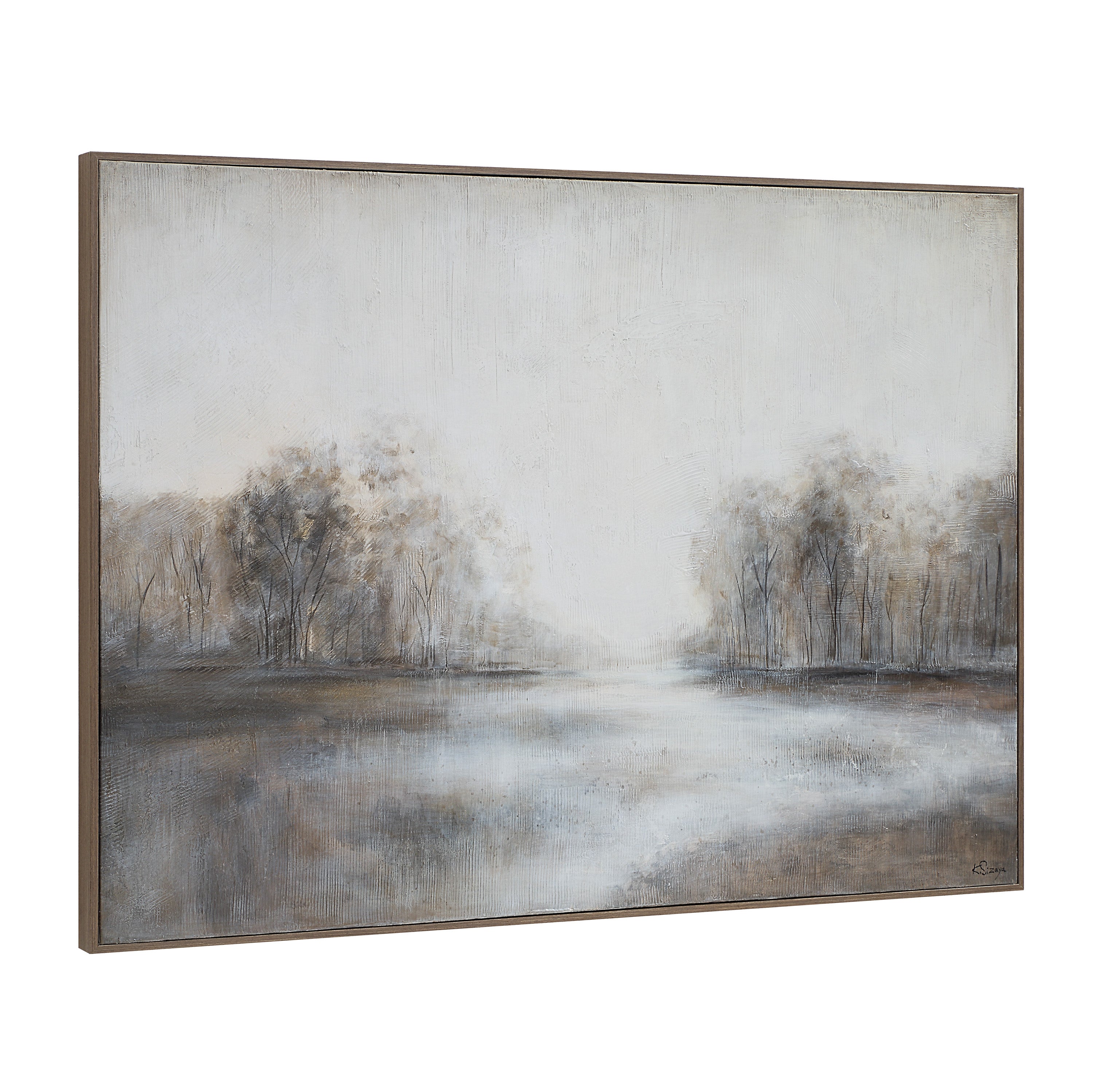 "Cedarlake" Framed Canvas ARTWORK - painting Renwil