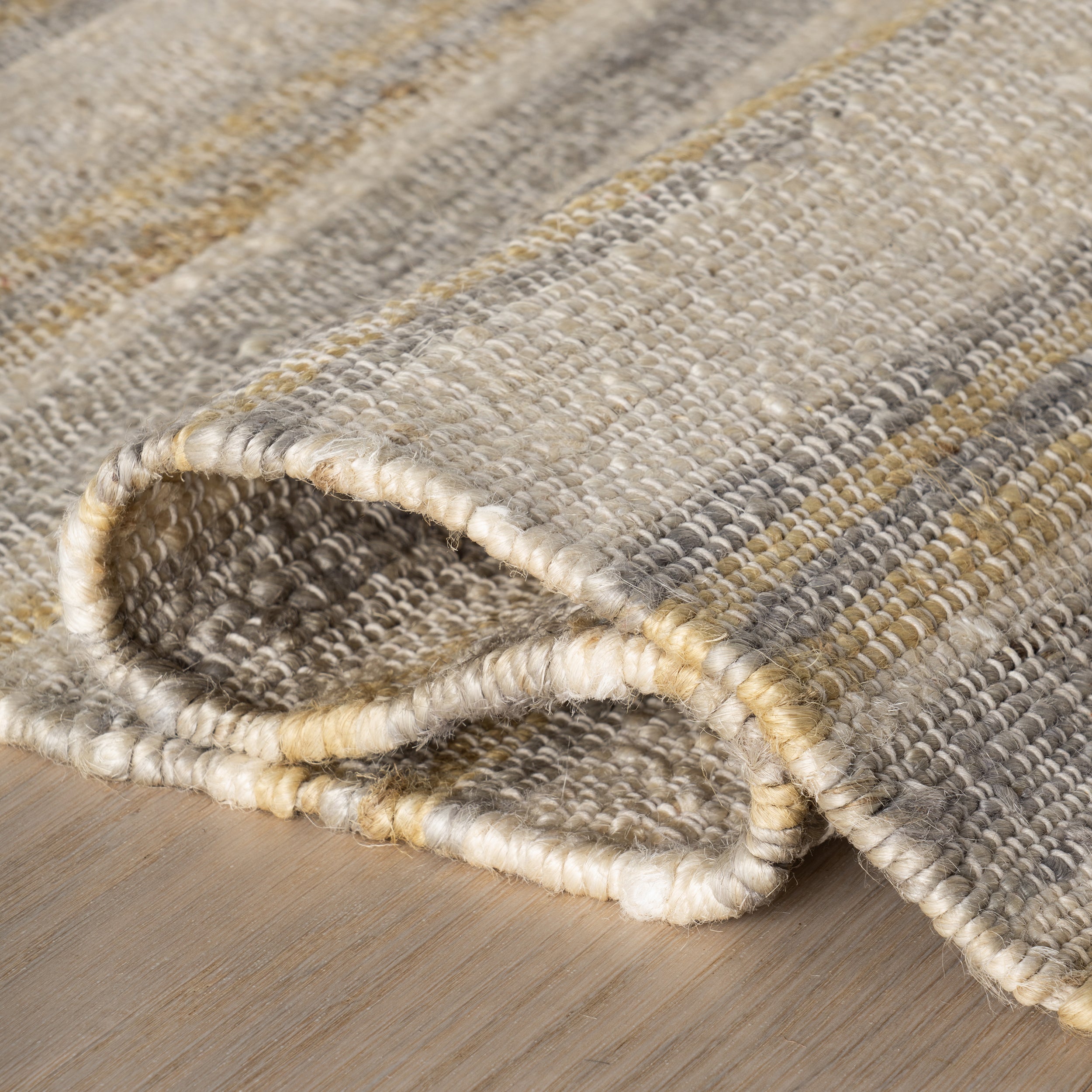 Marn Striped Handmade Jute Rug RUGS - jute Dash & Albert