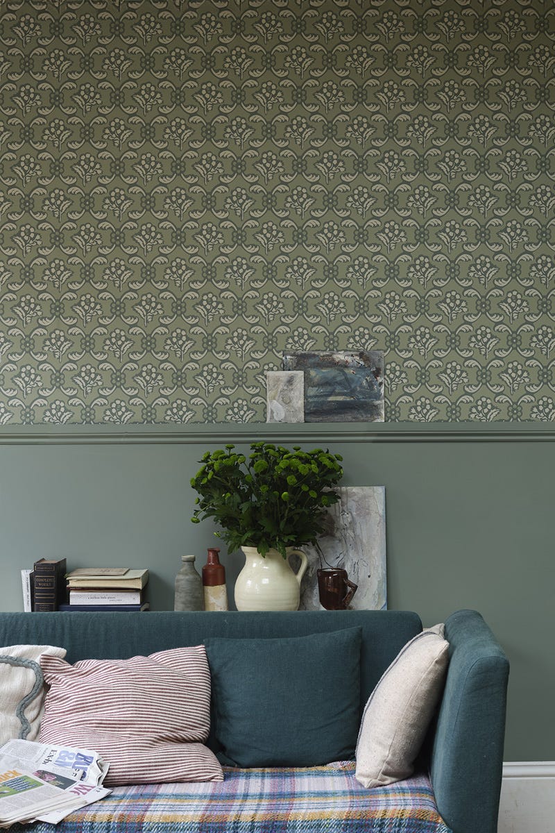 Farrow & Ball Baracé Wallpaper WALLPAPER - Farrow & Ball Farrow & Ball