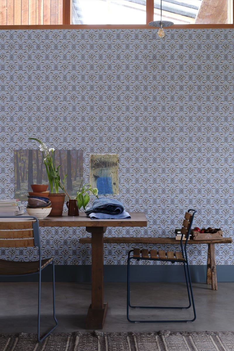 Farrow & Ball Baracé Wallpaper WALLPAPER - Farrow & Ball Farrow & Ball