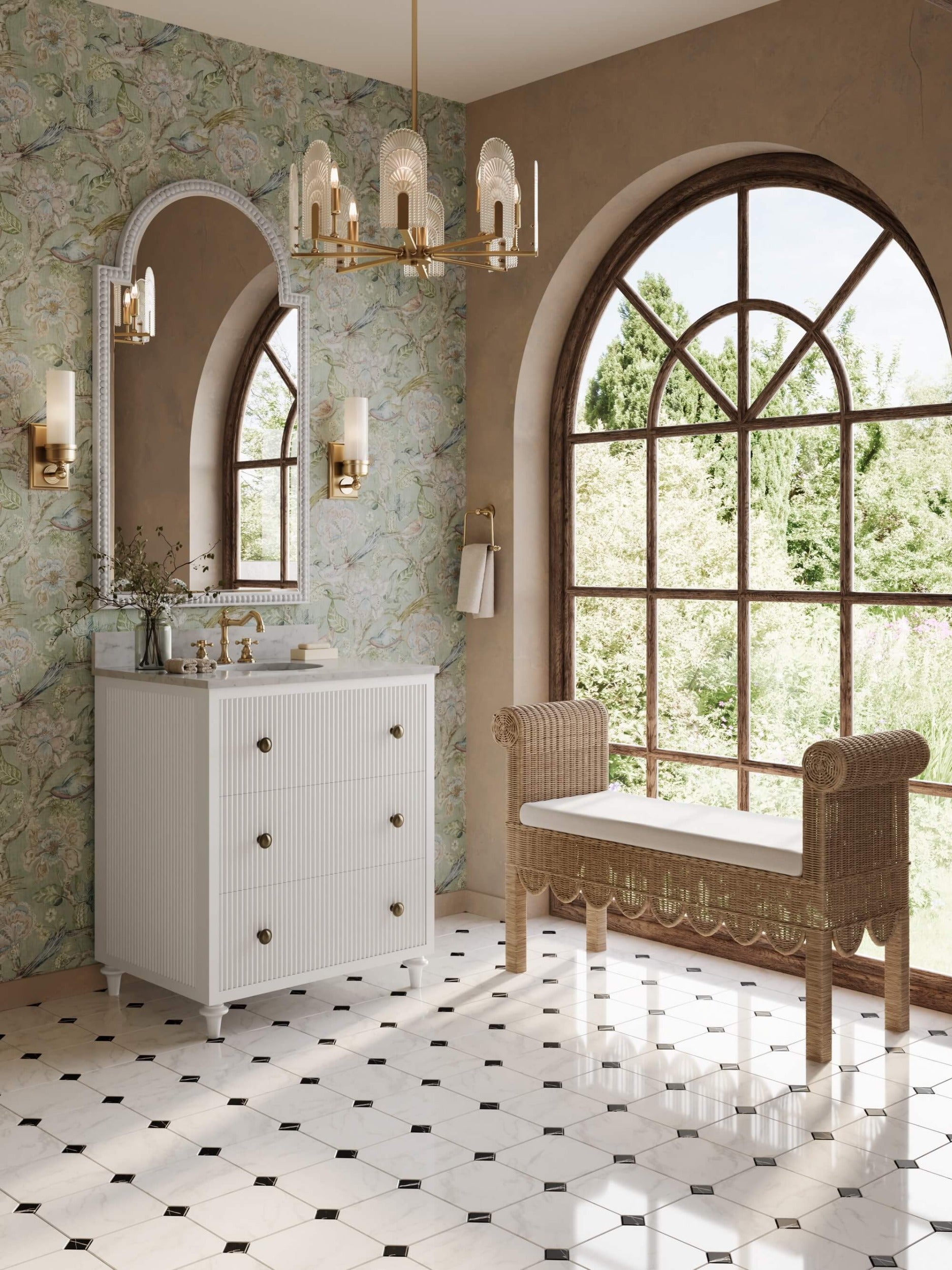 Cholet Curved Mirror MIRROR - wall mirror Bramble