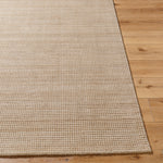 Boston Tan Handwoven Rug RUGS - wool Surya