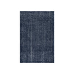 Vox Chevron Handmade Wool Rug RUGS - wool Dash & Albert Navy 5' x 8'