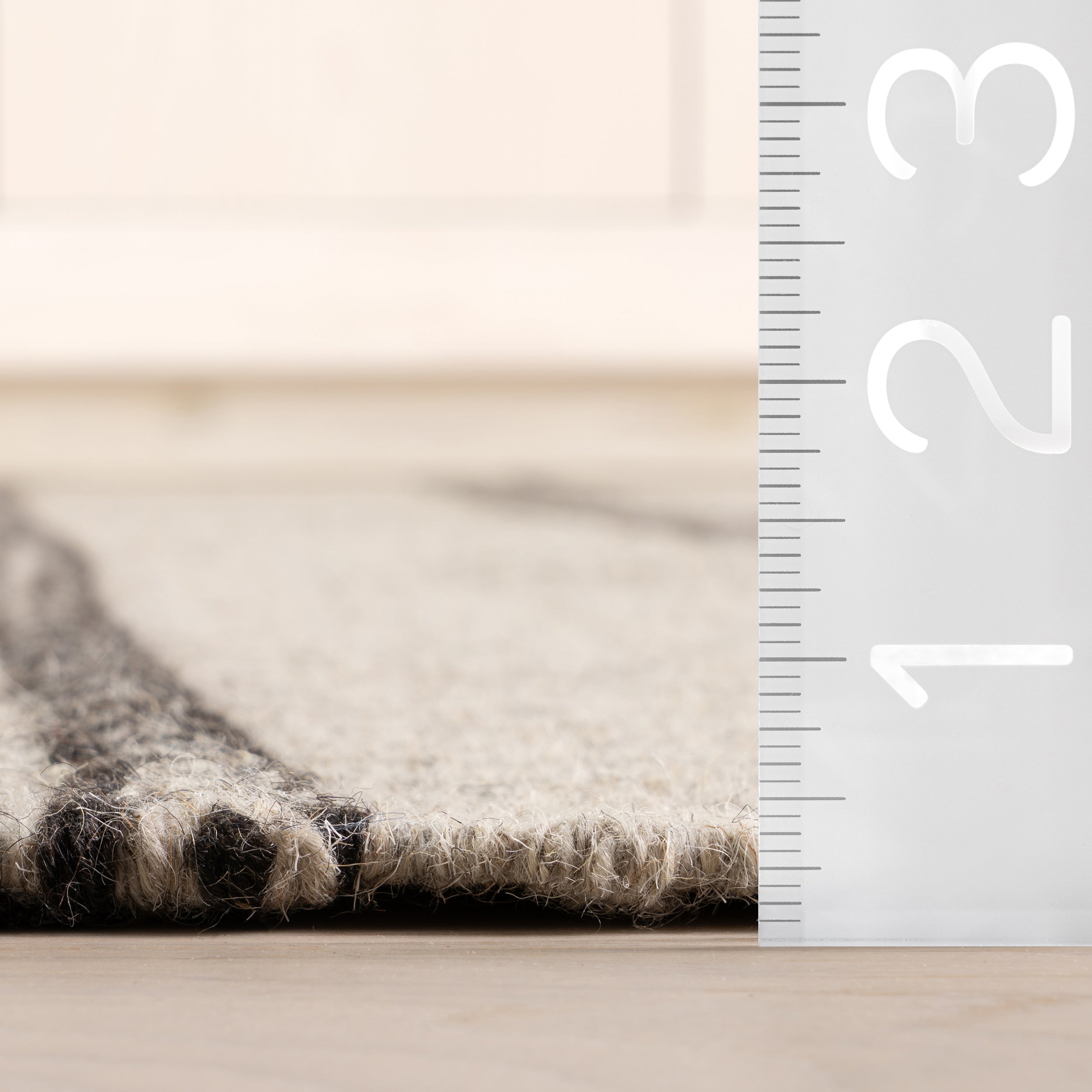 Nate Berkus York Striped Wool Cozy Area Rug RUGS - wool Dash & Albert