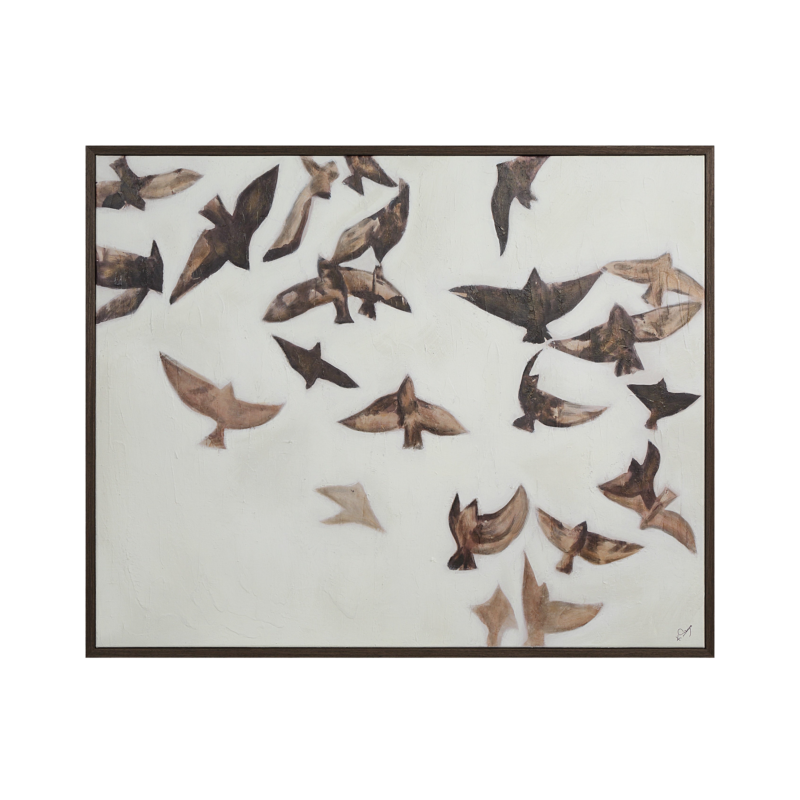 IN STORE - "Flight" Framed Canvas ARTWORK - in store Renwil