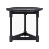 Leander End Table FURNITURE - end table Surya Black