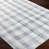 Becki Owens Sammy Silver Plaid Rug 0-RUGS-patterned Surya