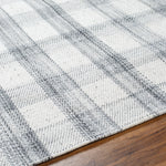 Becki Owens Sammy Silver Plaid Rug 0-RUGS-patterned Surya