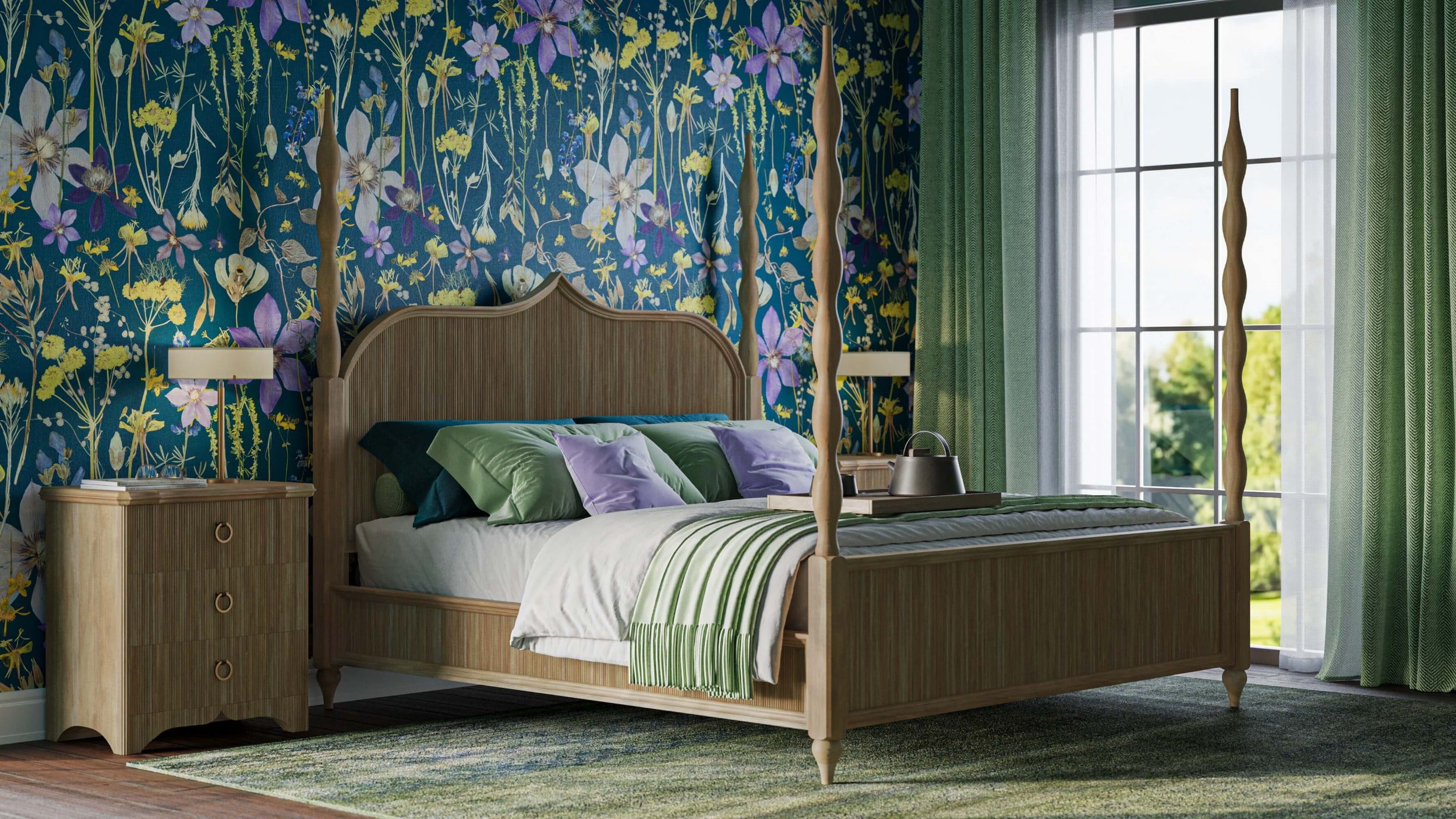 Brighton Nightstand FURNITURE - nightstand Bramble