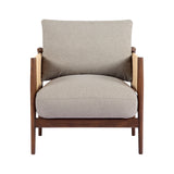 Brielle Accent Chair FURNITURE - accent chair Surya Dark Brown