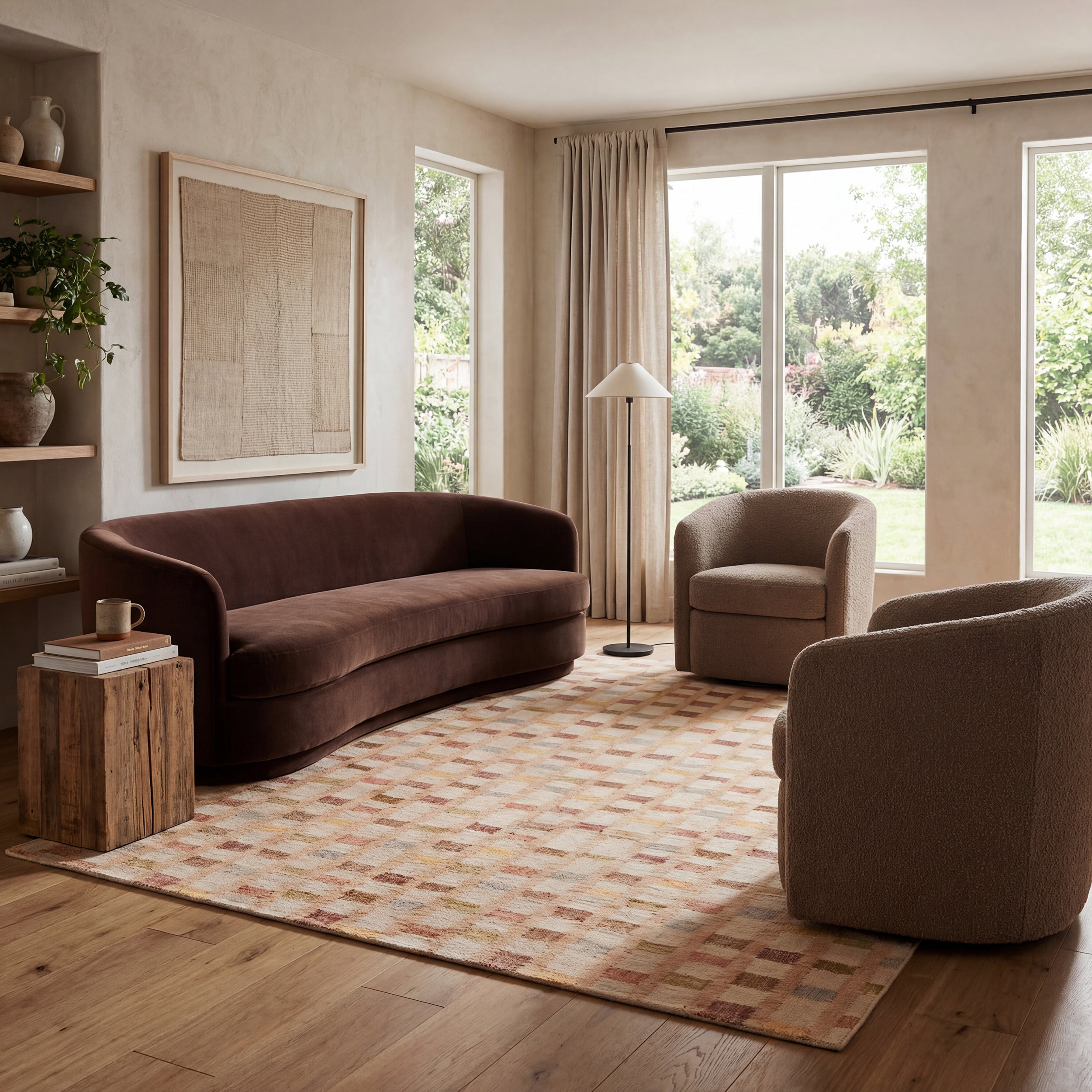 Mosiac Multi Machine Washable Rug RUGS - washable Dash & Albert