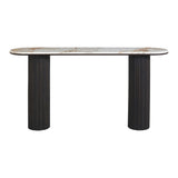 Alviano Breccia Marble Console Table FURNITURE - console table Renwil