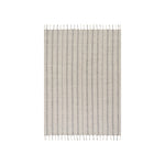 Arven Striped Handmade Cotton Rug RUGS - cotton Dash & Albert Grey 5' x 8'