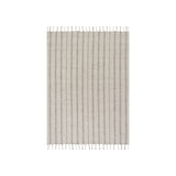 Arven Striped Handmade Cotton Rug RUGS - cotton Dash & Albert Grey 5' x 8'