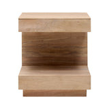 Coburn End Table FURNITURE - end table Surya Brown