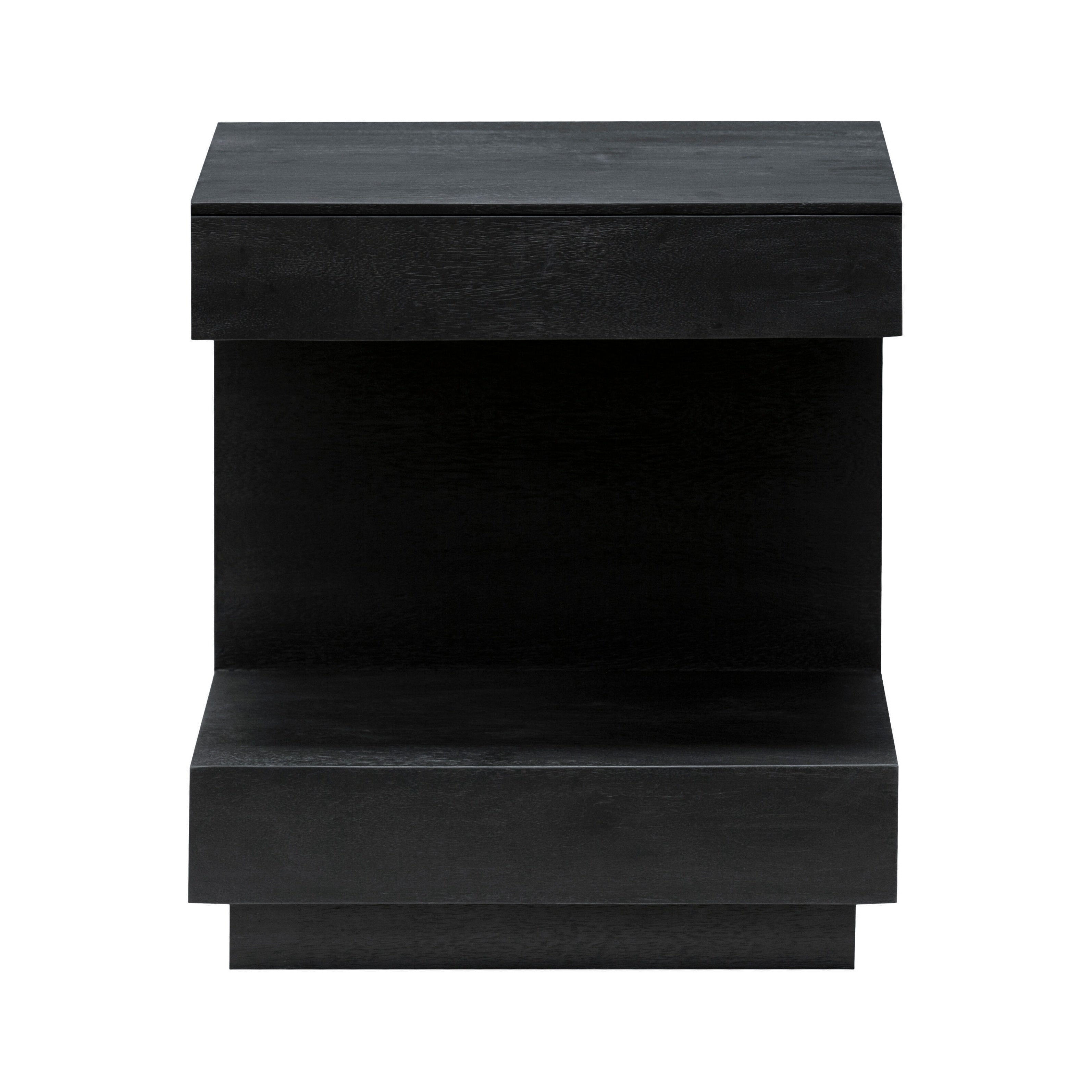 Coburn End Table FURNITURE - end table Surya Black