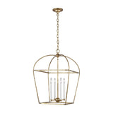 Stonington Medium Lantern LIGHTING - chandelier Visual Comfort Antique Gild