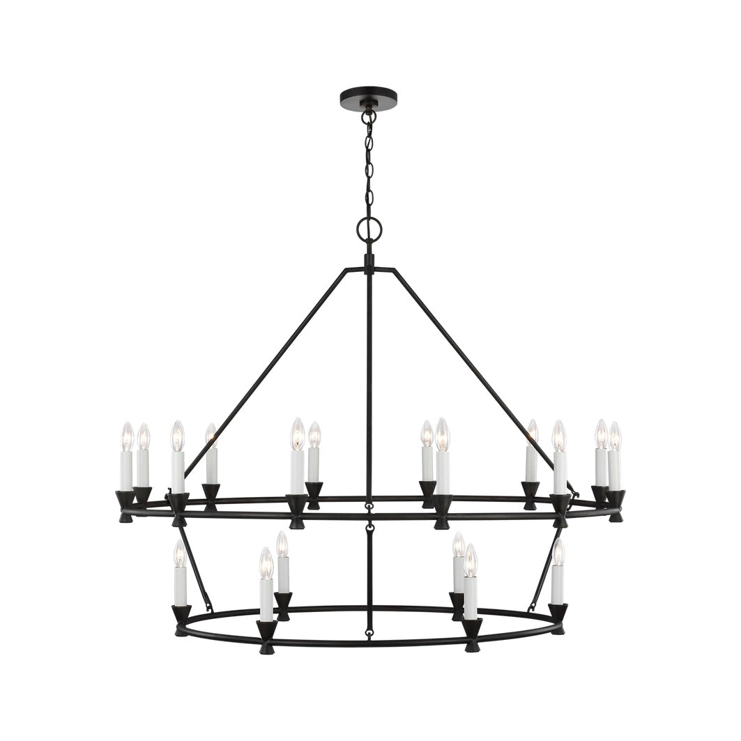 Keystone Large Chandelier LIGHTING - chandelier Visual Comfort - Studio