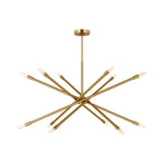 Eastyn Extra Large Chandelier LIGHTING - chandelier Visual Comfort Burnished Brass