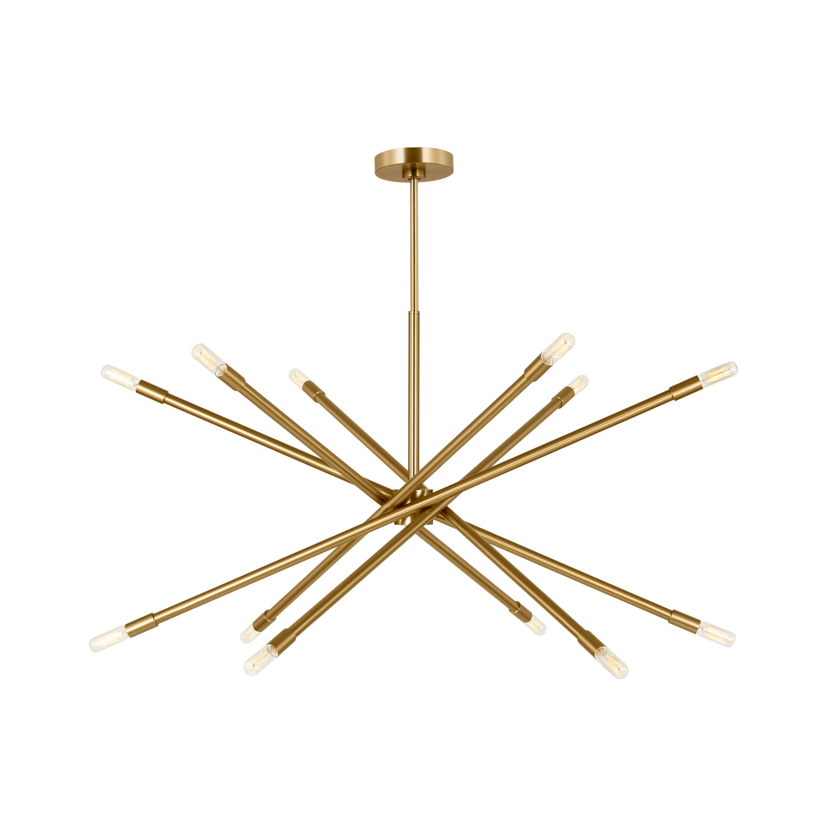 Eastyn Extra Large Chandelier LIGHTING - chandelier Visual Comfort Burnished Brass