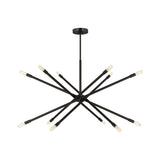 Eastyn Extra Large Chandelier LIGHTING - chandelier Visual Comfort Midnight Black