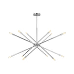Eastyn Extra Large Chandelier LIGHTING - chandelier Visual Comfort Polished Nickel