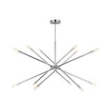 Eastyn Extra Large Chandelier LIGHTING - chandelier Visual Comfort Polished Nickel