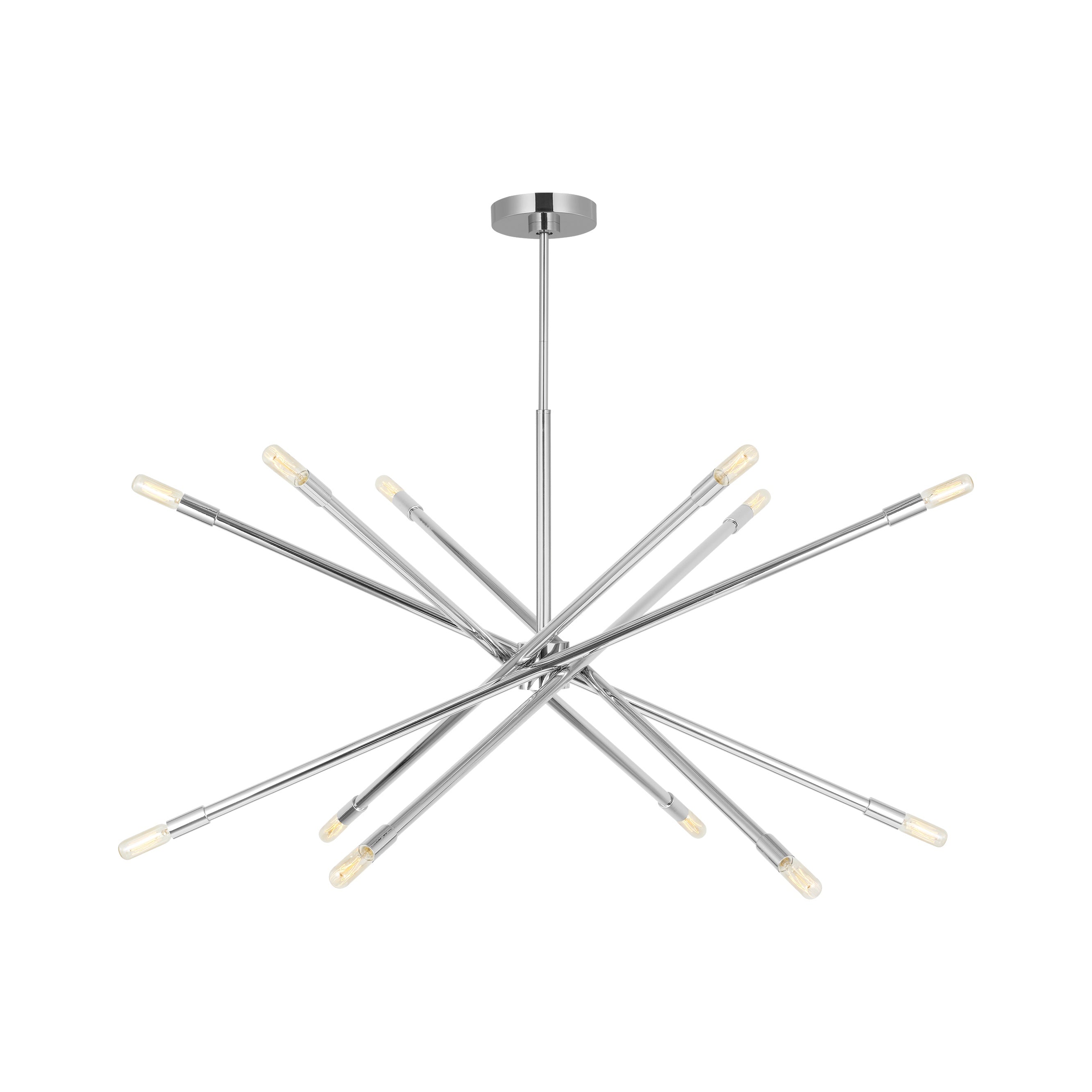 Eastyn Extra Large Chandelier LIGHTING - chandelier Visual Comfort Polished Nickel
