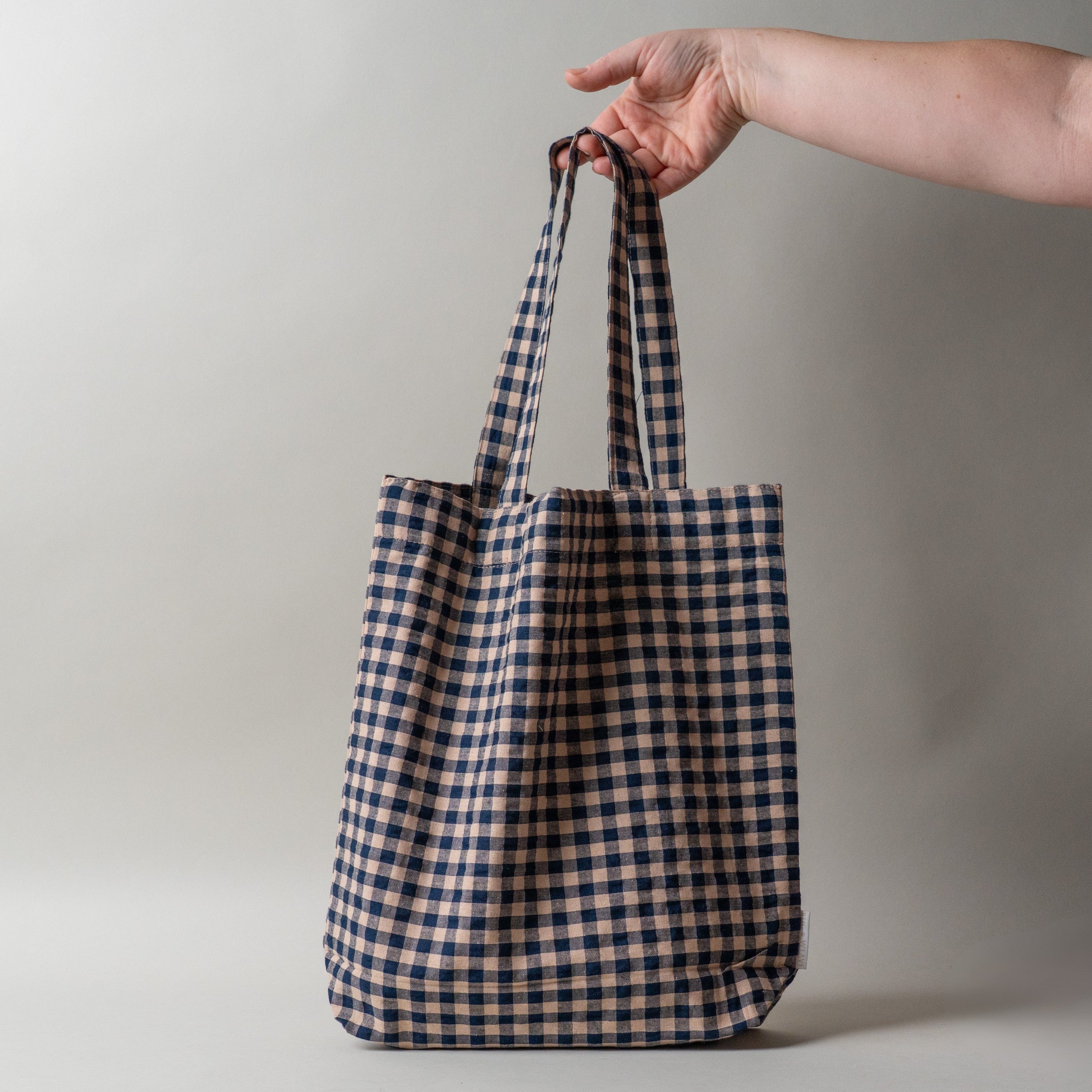 Everyday Gingham Tote Bag reusable bag Rug and Weave Pillows