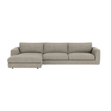 EQ3 Cello Two-Piece Sectional With Chaise - Coda Concrete