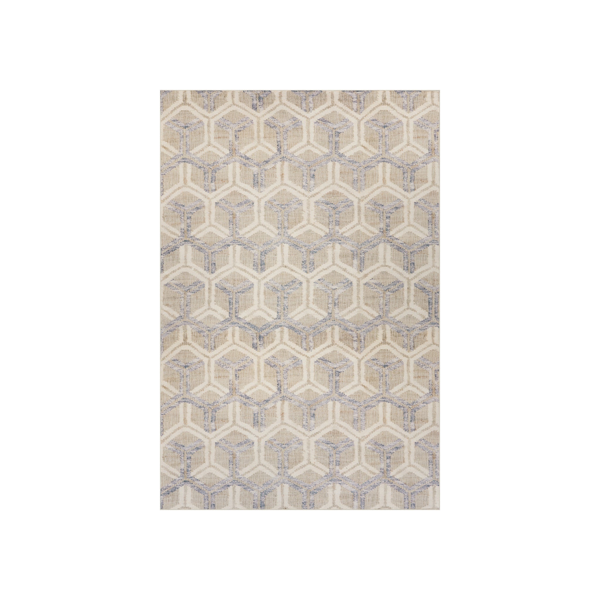Tala Machine Washable Rug RUGS - synthetic Dash & Albert Grey 2' x 3'