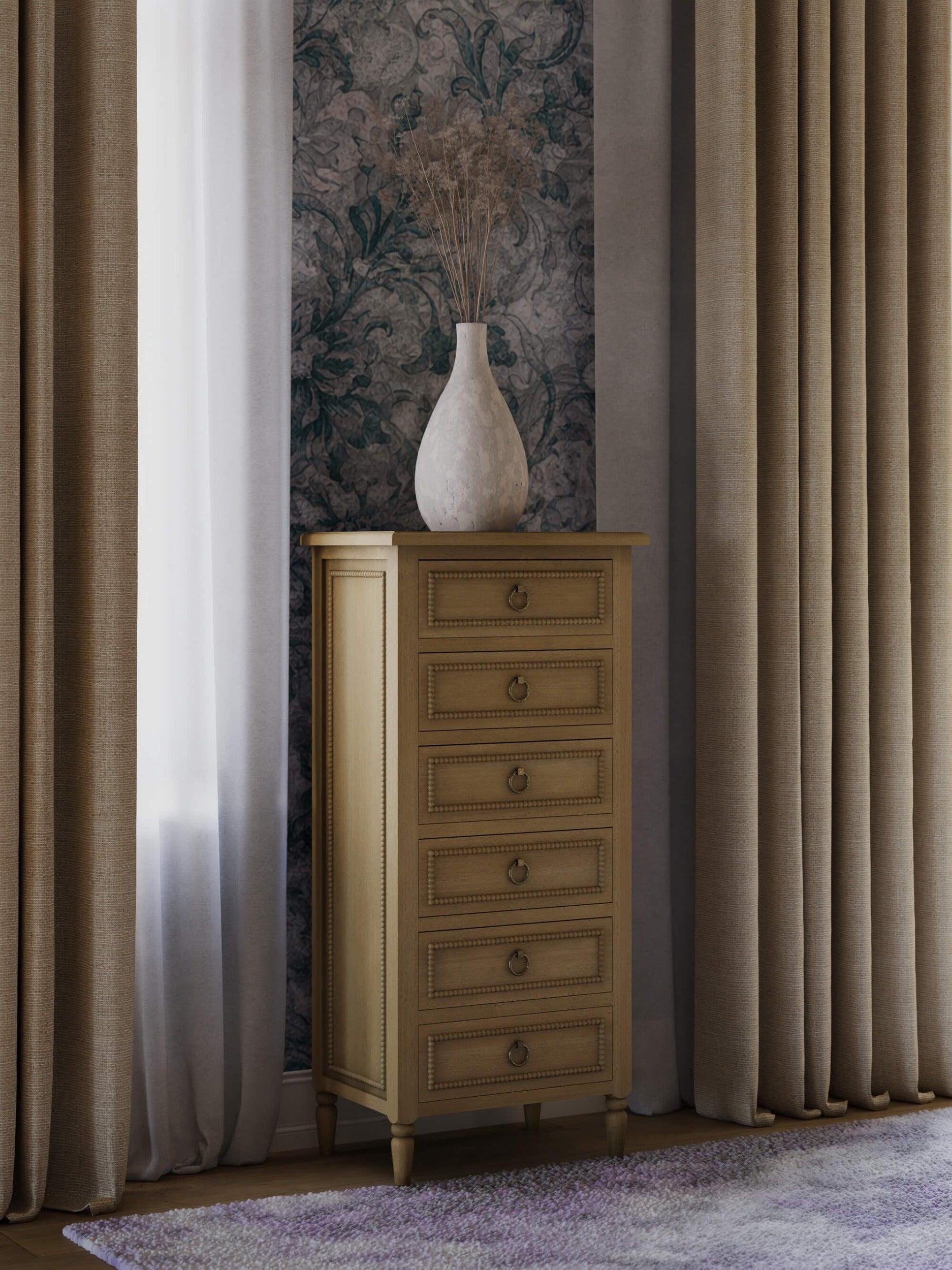 Charlotte Tall Chest FURNITURE - dresser Bramble