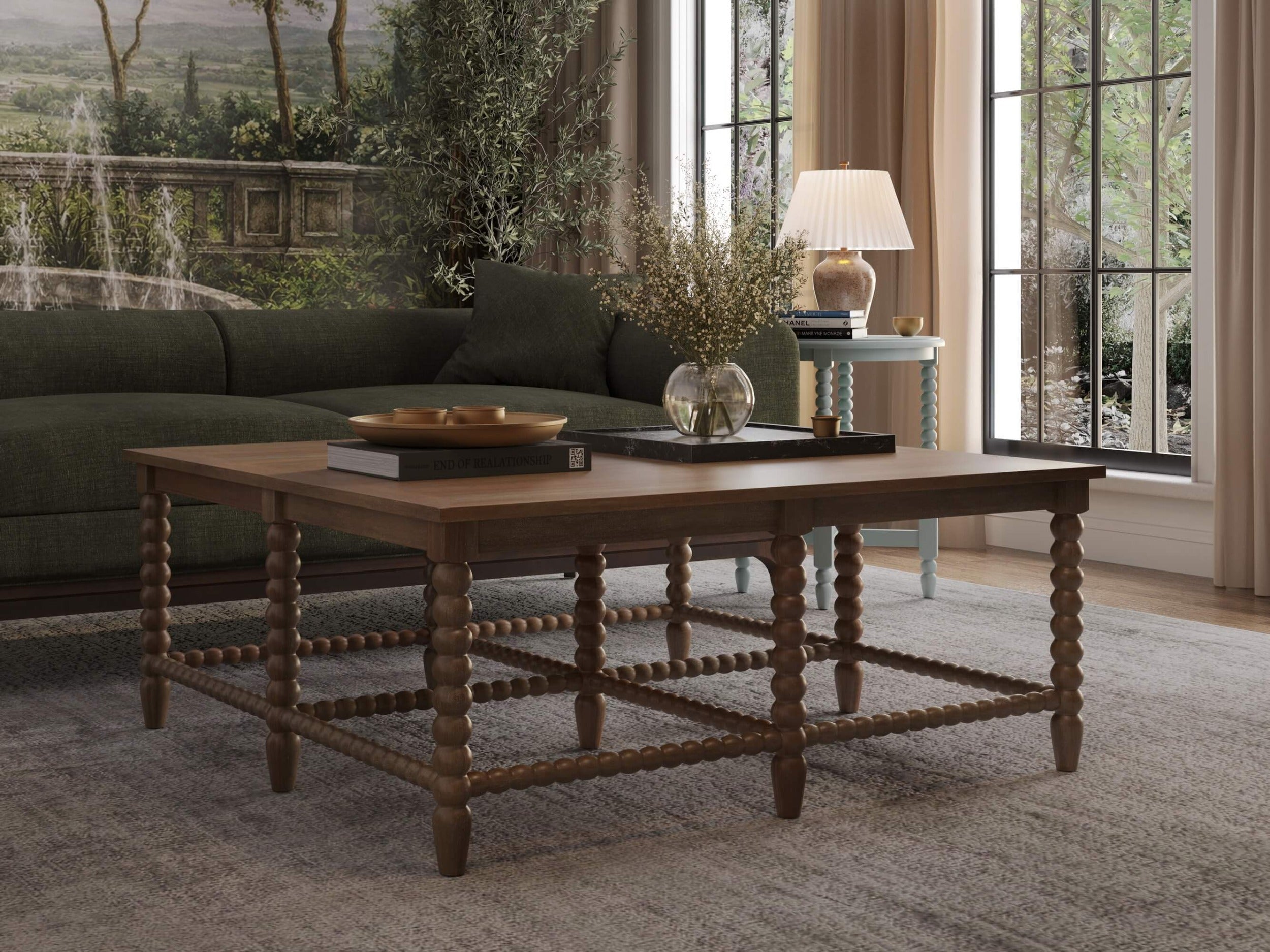 Cholet Square Coffee Table FURNITURE - coffee table Bramble
