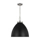 Midnight Black and Polished Nickel