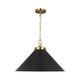Midnight Black and Burnished Brass