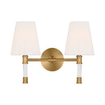 Hanover 2 - Light Vanity LIGHTING - vanity Visual Comfort - Studio Burnished Brass