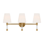 Hanover 3 - Light Vanity LIGHTING - vanity Visual Comfort - Studio Burnished Brass