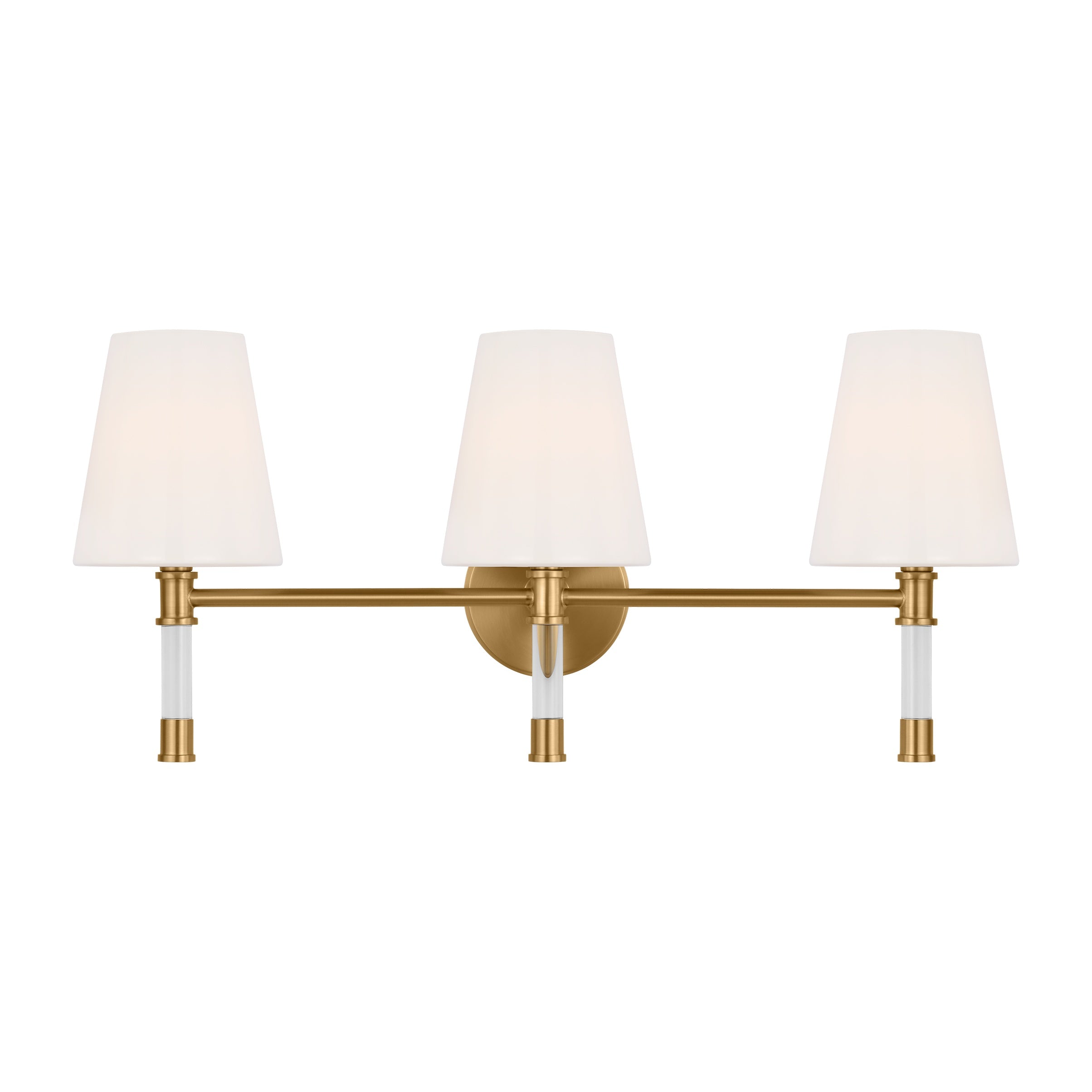 Hanover 3 - Light Vanity LIGHTING - vanity Visual Comfort - Studio Burnished Brass