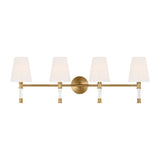 Hanover 4 - Light Vanity LIGHTING - vanity Visual Comfort - Studio Burnished Brass