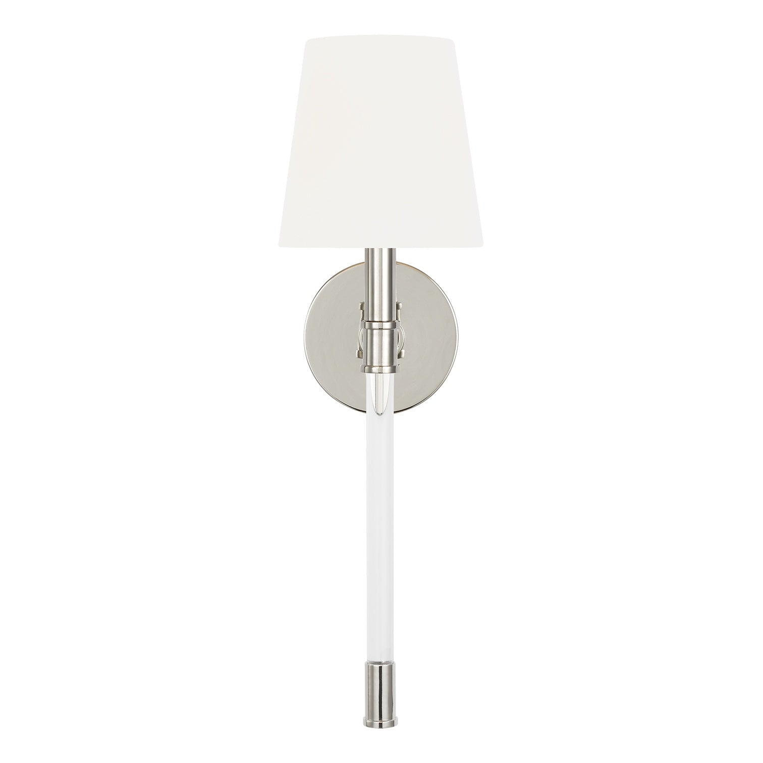 Hanover Sconce LIGHTING - sconce Visual Comfort - Studio Polished Nickel