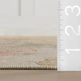 Zell Transitional Floral Machine Washable Rug RUGS - synthetic Dash & Albert