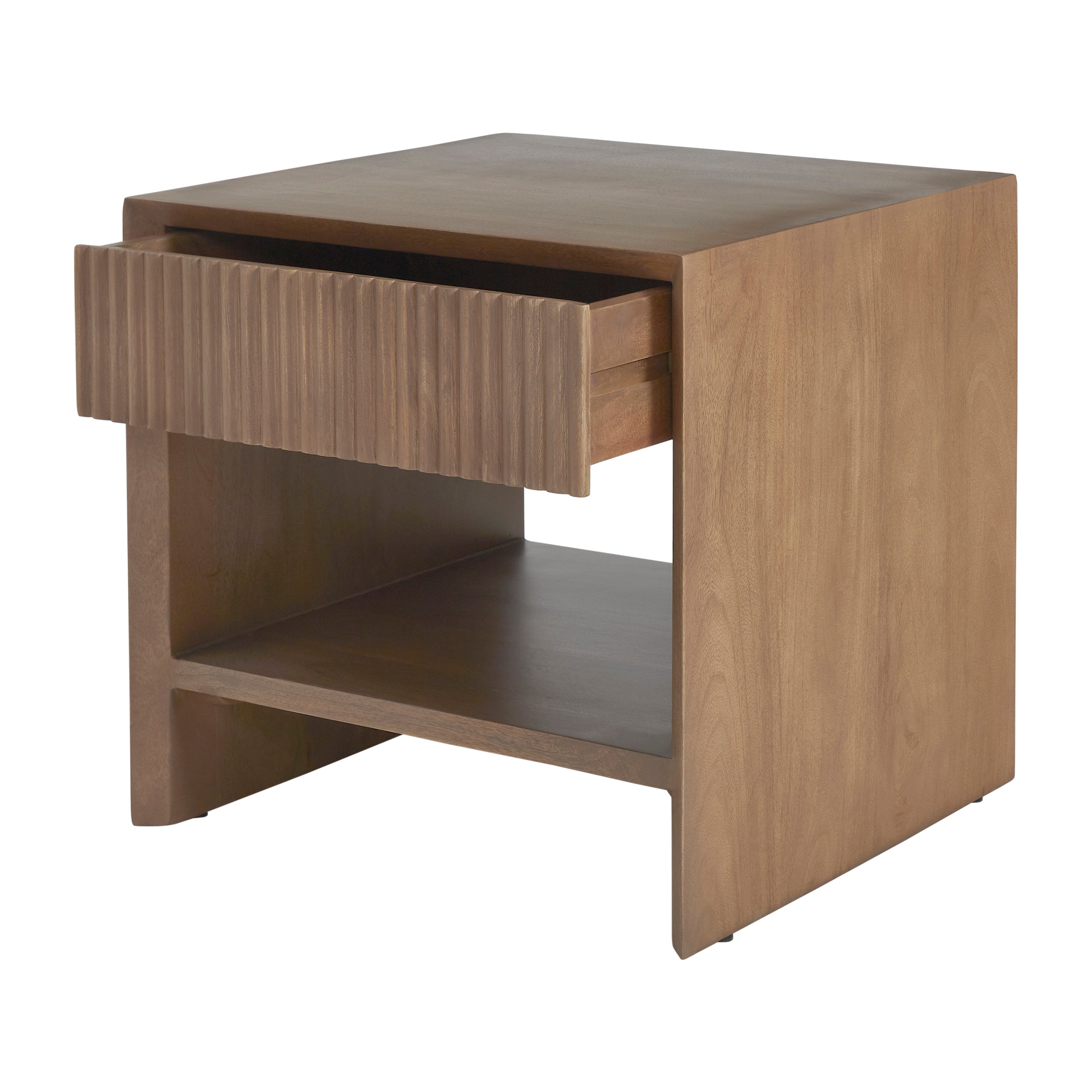 Jalen Mango Wood Side Table FURNITURE - side table Renwil