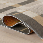 Sundara Modern Plaid Indoor/Outdoor Rug RUGS - synthetic Dash & Albert