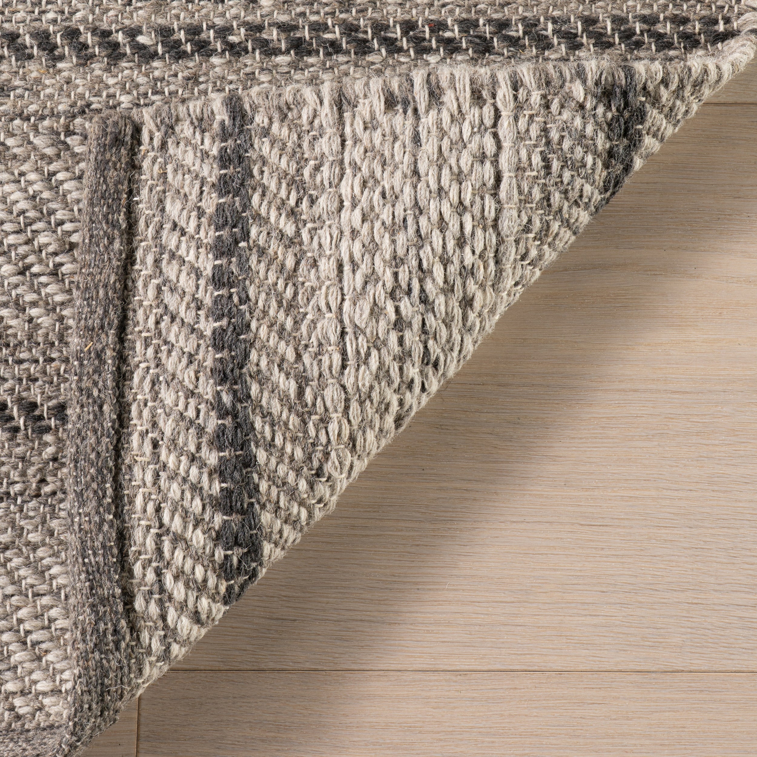 Nate Berkus Mateo Striped Wool Cozy Area Rug RUGS - wool Dash & Albert
