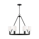 Egmont Large Chandelier LIGHTING - chandelier Visual Comfort Midnight Black