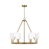 Egmont Large Chandelier LIGHTING - chandelier Visual Comfort Satin Brass