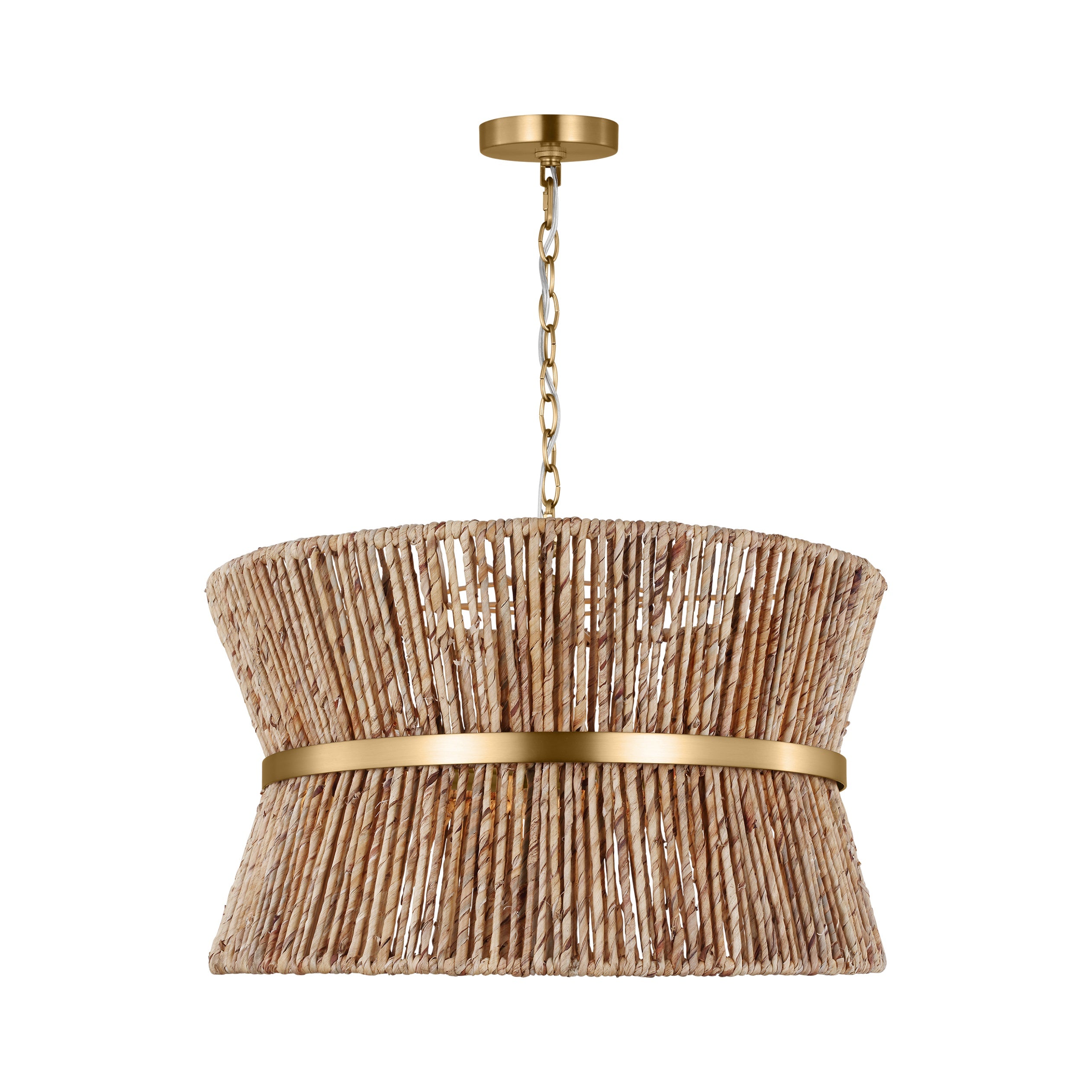 Thurlo Medium Hanging Shade LIGHTING - pendant Visual Comfort - Studio Satin Brass